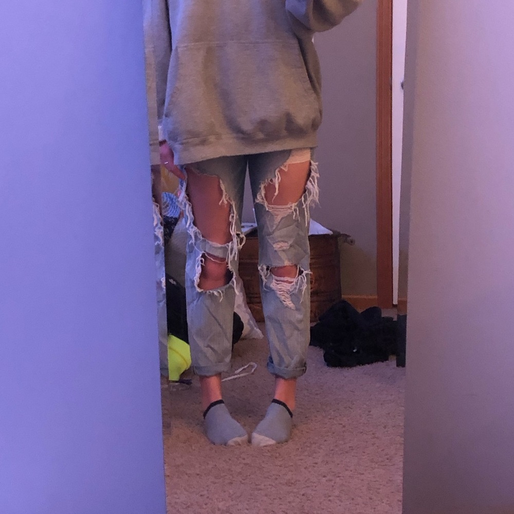 American eagle mom jeans